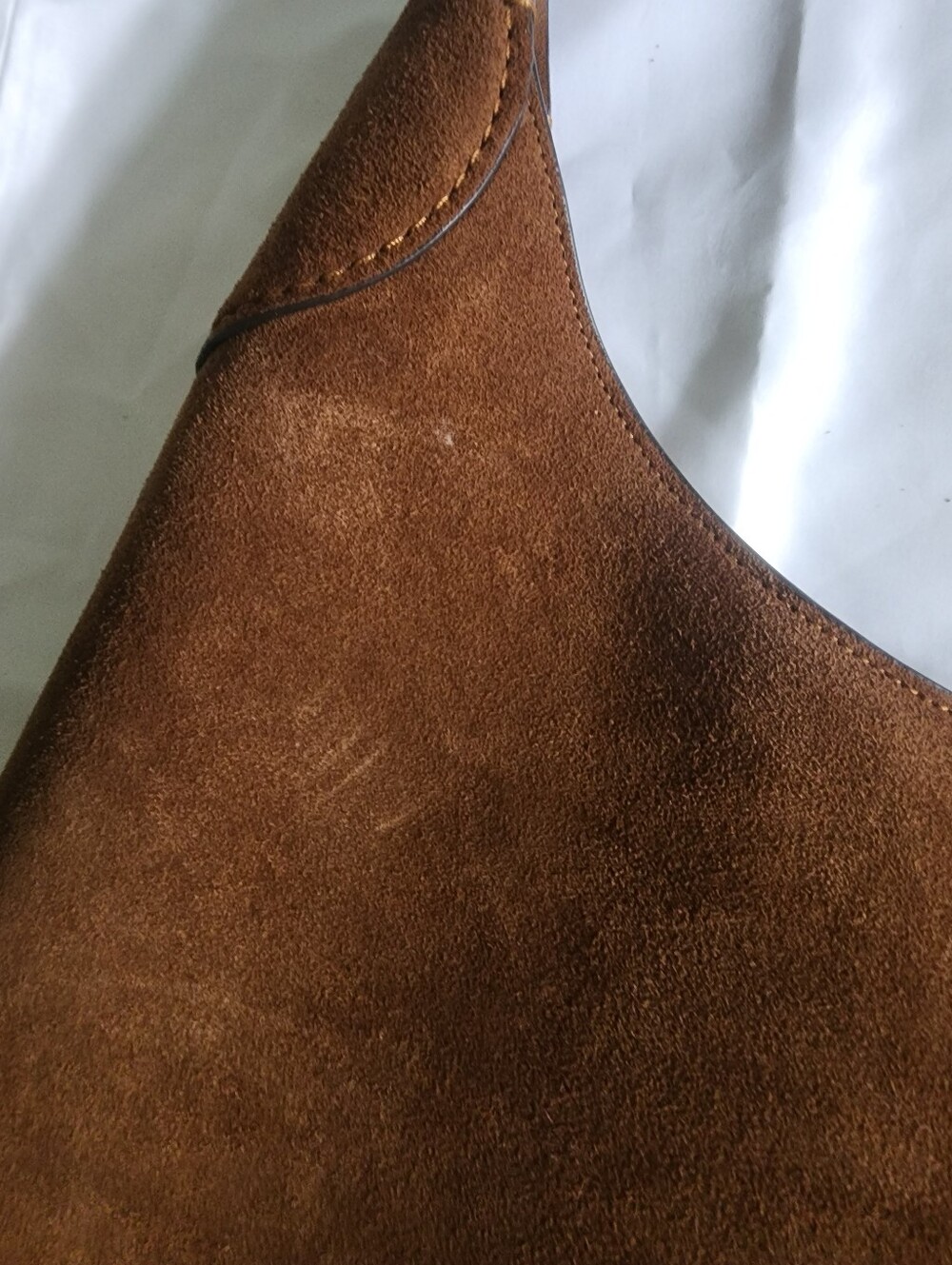 Coach Brooklyn 39 Fringe Brown Suede Shoulder Bag - Picture 8 of 12